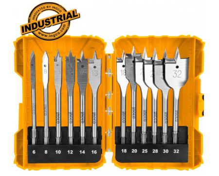 12PCS flat wood drill bits set AKDL1201