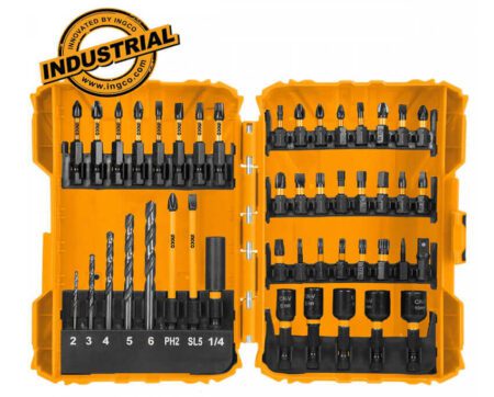 INGCO 45Pcs Impact Screwdriver Bit Set AKDL24502