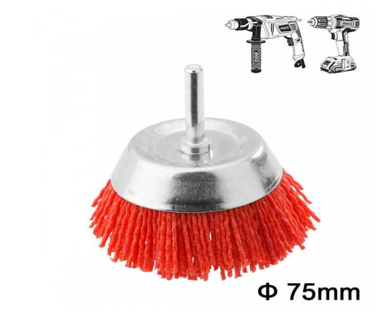 Nylon Brush with Shaft for Drill WB30755