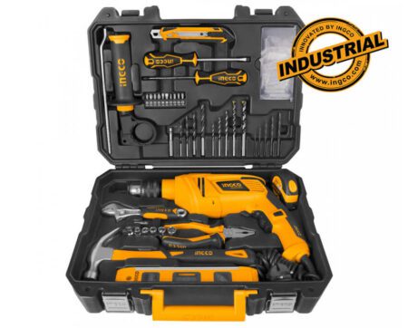Set 115 pcs tools and impact drill HKTHP11151